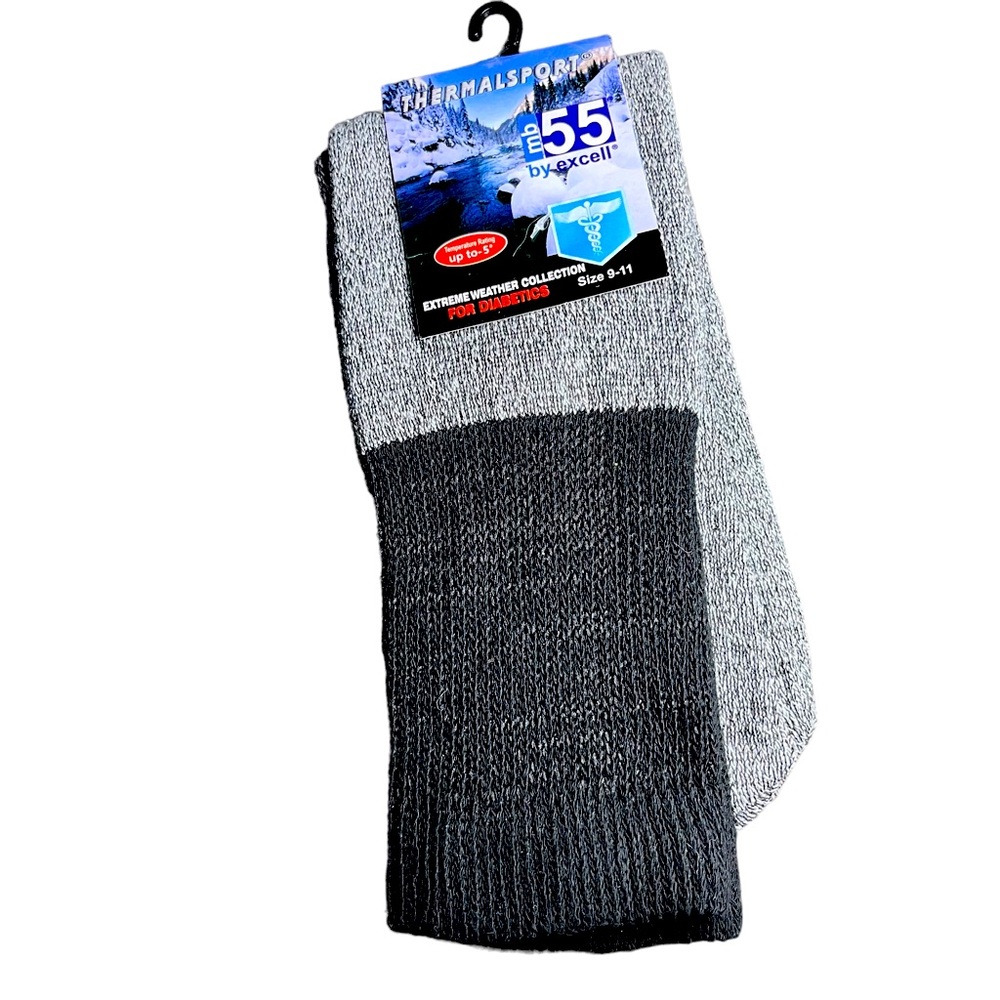 Thermalsport by excell extreme weather for diabetics socks size 9-11